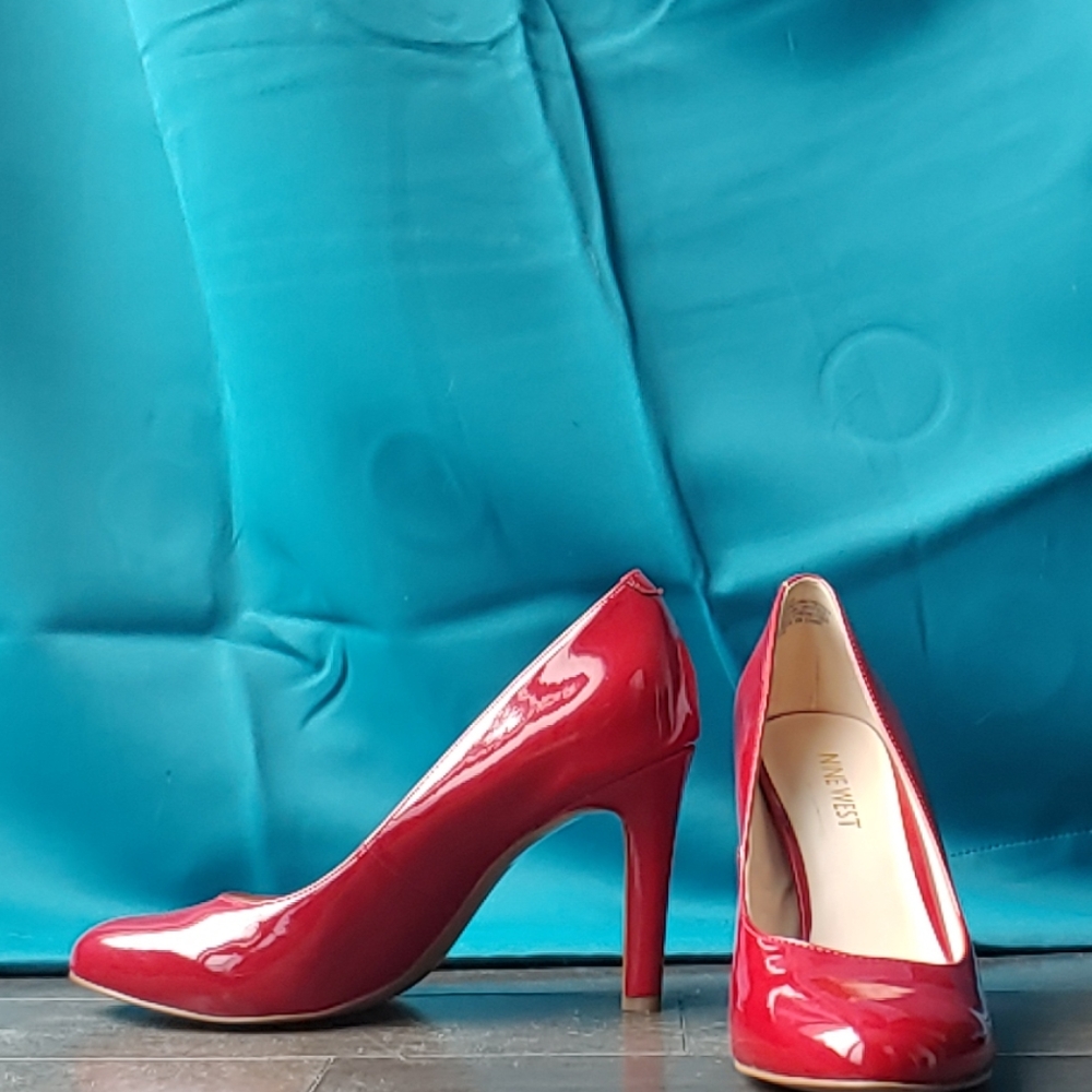 Nine West Patent Faux Leather Pumps